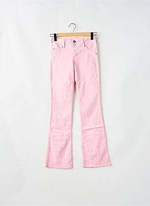 Pantalon evazat roz CIMARRON femeie