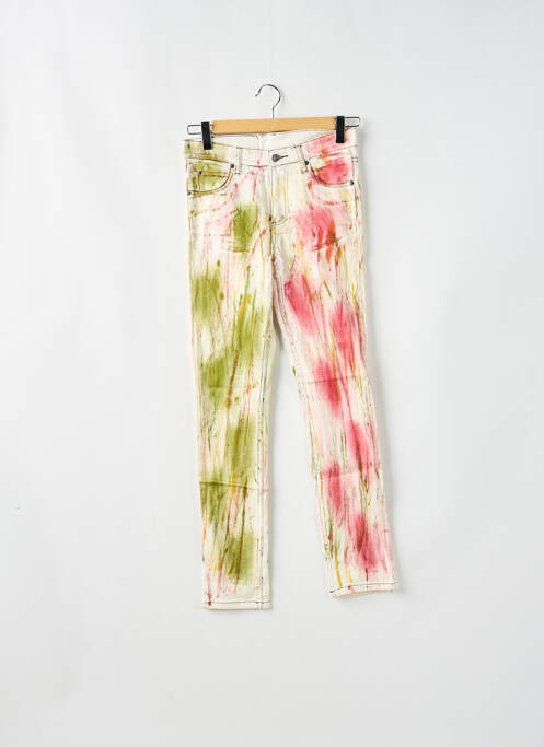 Blugi cu croială slim verde CHEAP MONDAY femeie