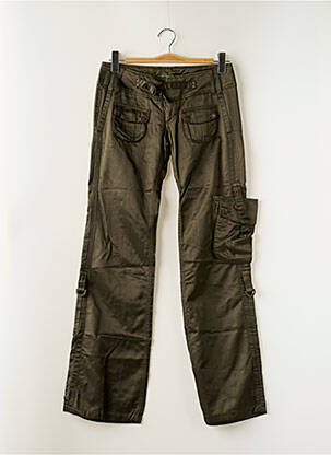 Pantalon cargo croială dreaptă mărime normală verde FREEMAN T.PORTER femeie
