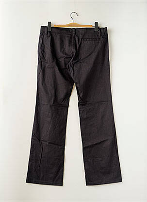 Pantalon chino țesătură poplin mărime normală negru FREEMAN T.PORTER femeie