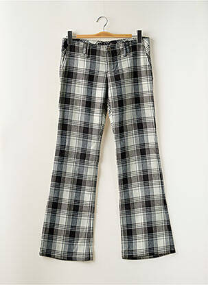 Pantalon chino țesătură poplin mărime normală negru FREEMAN T.PORTER femeie