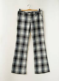 Pantalon chino țesătură poplin mărime normală negru FREEMAN T.PORTER femme