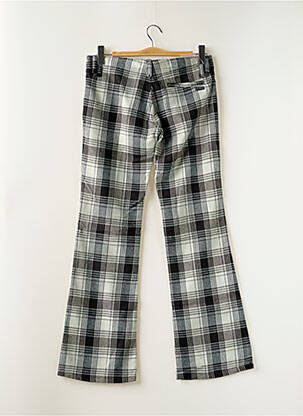 Pantalon chino țesătură poplin mărime normală negru FREEMAN T.PORTER femeie