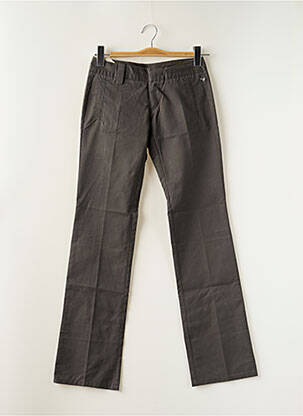 Pantalon chino țesătură poplin mărime normală gri FREEMAN T.PORTER femeie