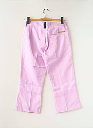 Pantalon trei sferturi buzunare talie înaltă violet FREEMAN T.PORTER femeie