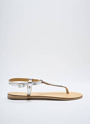 Șlapi argintiu NICOLAS LAINAS femeie