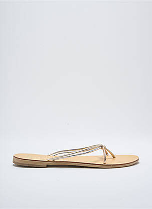 Șlapi argintiu NICOLAS LAINAS femeie