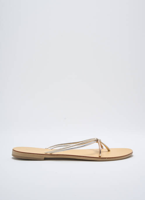 Șlapi argintiu NICOLAS LAINAS femeie