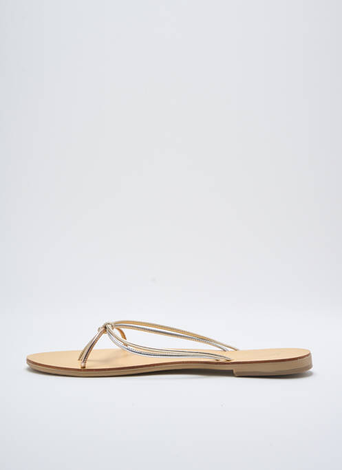 Șlapi argintiu NICOLAS LAINAS femeie