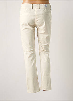 Pantalon 7/8 talie cu cleme bej DONOVAN femeie