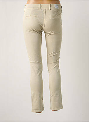Pantalon chino talie joasă talie joasă bej DN.SIXTY SEVEN femeie