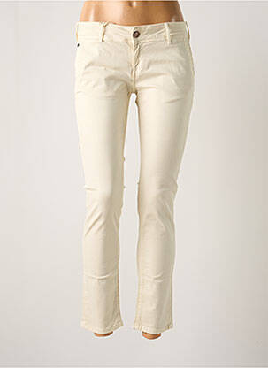Pantalon chino talie joasă talie joasă bej deschis DN.SIXTY SEVEN femeie