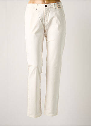 Pantalon chino alb REIKO femeie