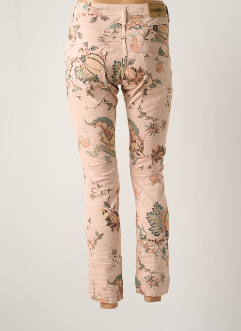 Blugi cu croială slim roz PLEASE femeie