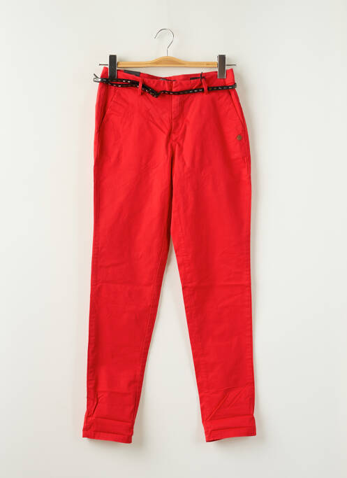 Pantalon chino roșu MAISON SCOTCH femeie