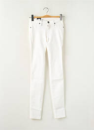 Jegging țesătură denim talie joasă alb DR DENIM femme