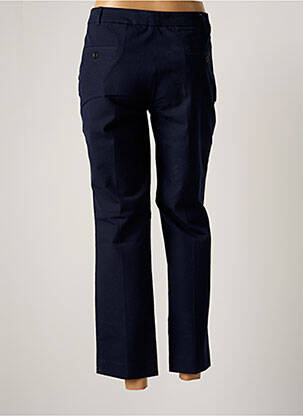 Pantalon 7/8 țesătură poplin albastru LEON & HARPER femeie