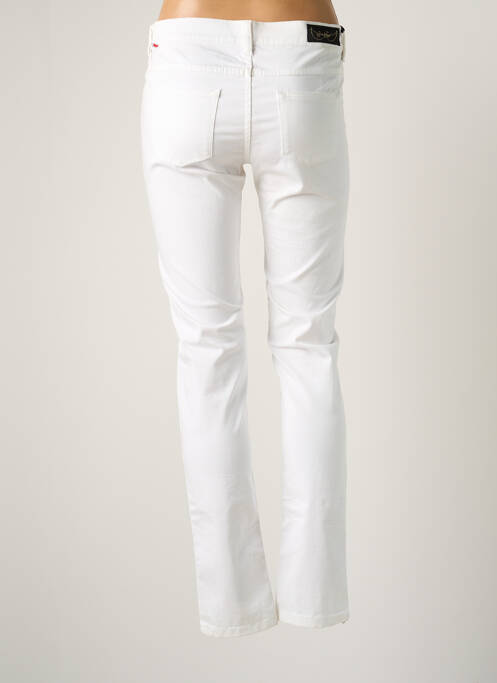 Pantalon slim alb BREIZH ANGEL femeie