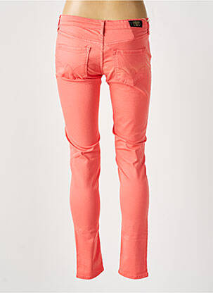 Pantalon slim buzunare portocalie LE TEMPS DES CERISES femeie
