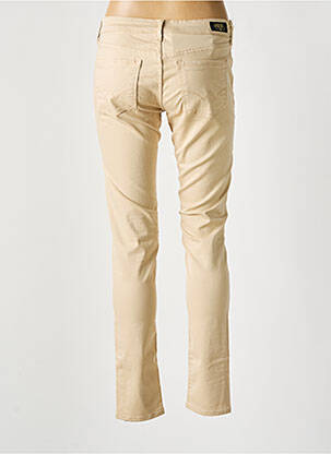 Pantalon slim buzunare bej LE TEMPS DES CERISES femeie