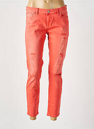 Pantalon slim buzunare portocaliu LTB femeie