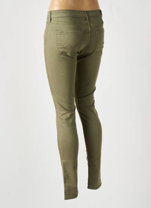 Pantalon slim verde LE TEMPS DES CERISES femeie