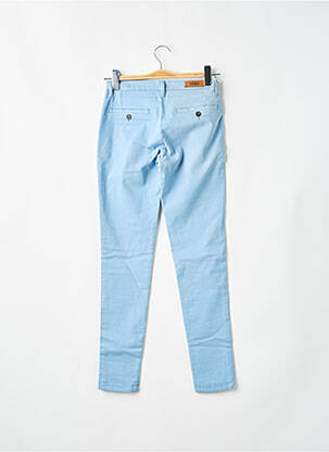 Pantalon slim buzunare albastru REIKO femeie