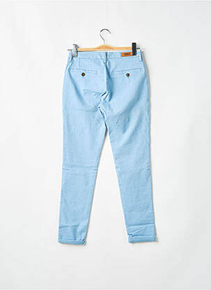 Pantalon slim buzunare albastru REIKO femeie
