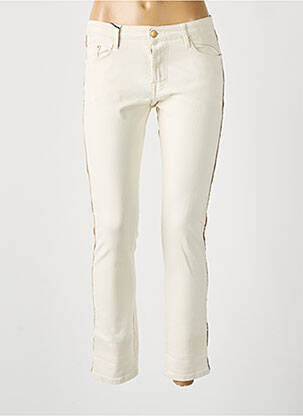 Pantalon slim bej SCHOOL RAG femeie