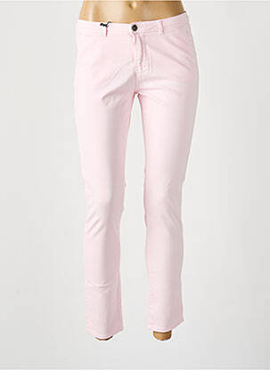 Pantalon chino roz SCHOOL RAG femeie