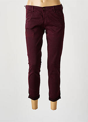 Pantalon slim conic violet TEDDY SMITH femeie
