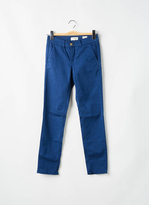 Pantalon slim albastru HAPPY femeie