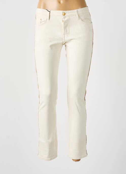 Pantalon slim bej SCHOOL RAG femeie