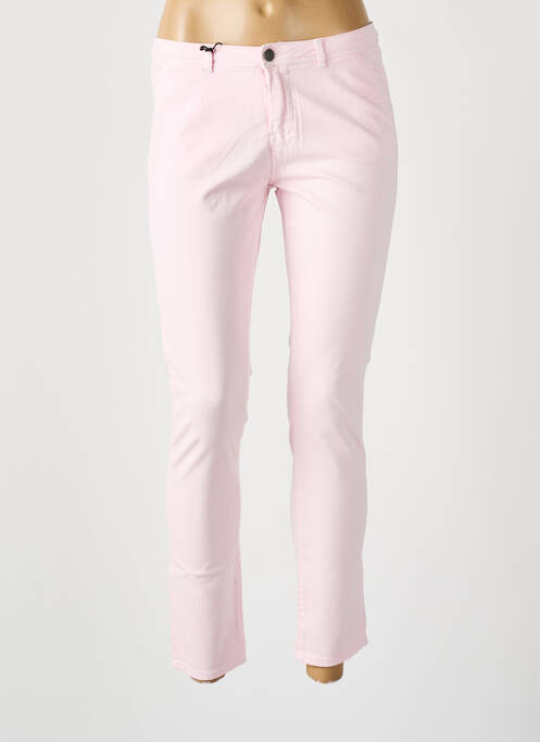 Pantalon chino roz SCHOOL RAG femeie