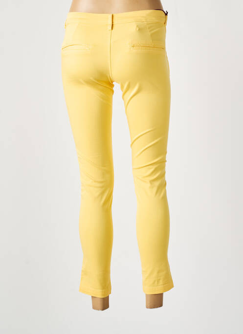 Pantalon slim galben TEDDY SMITH femeie