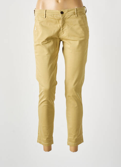 Pantalon slim bej TEDDY SMITH femeie