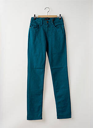 Pantalon drept elasticitate talie înaltă verde CIMARRON femeie