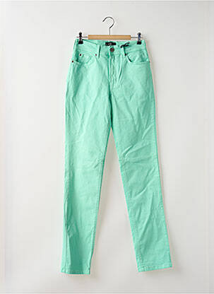 Pantalon drept elasticitate talie înaltă verde deschis CIMARRON femeie