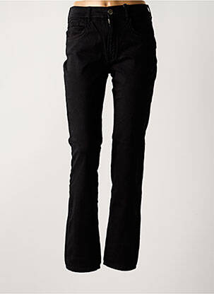 Pantalon drept elasticitate talie înaltă negru CIMARRON femeie