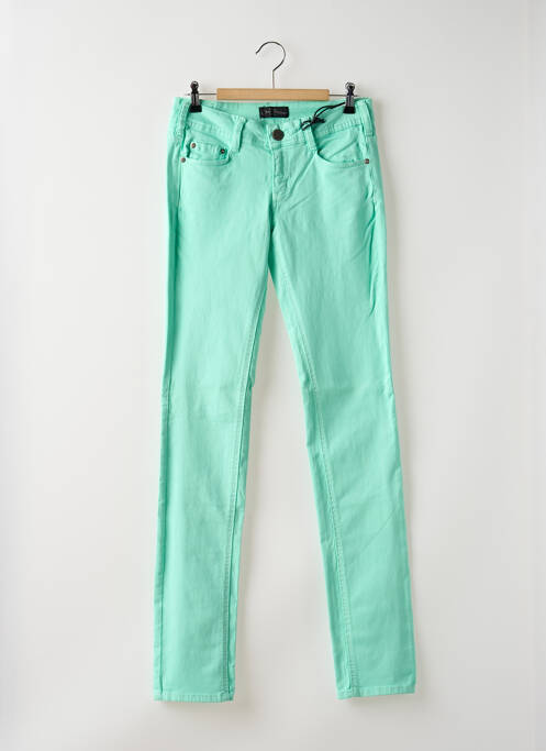 Pantalon slim elasticitate mărime normală verde CIMARRON femme