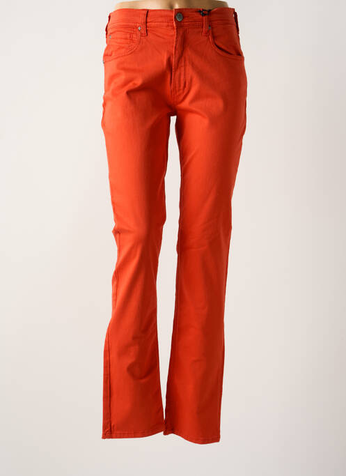 Pantalon drept portocaliu CIMARRON femeie