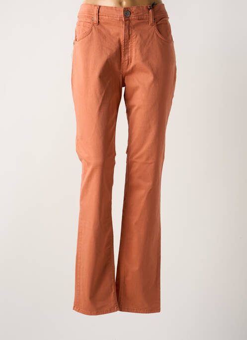 Pantalon drept portocaliu CIMARRON femeie