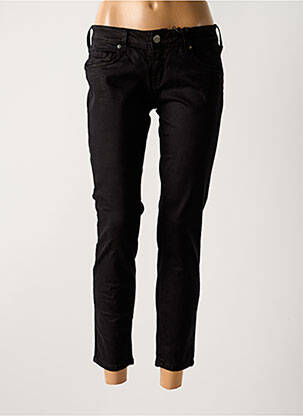 Pantalon 7/8 elasticitate talie joasă negru CIMARRON femeie