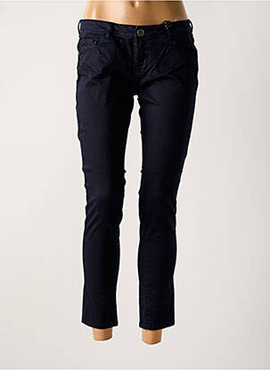 Pantalon 7/8 elasticitate talie joasă albastru CIMARRON femeie