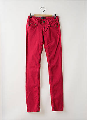 Pantalon slim talie joasă talie joasă roz CIMARRON femeie