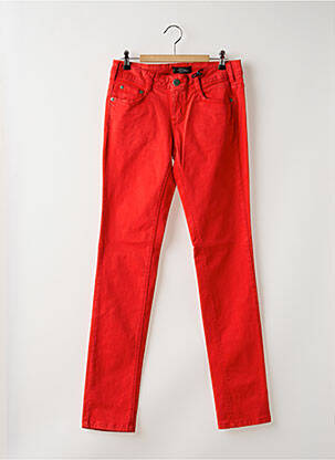 Pantalon slim talie joasă talie joasă roșu deschis CIMARRON femeie