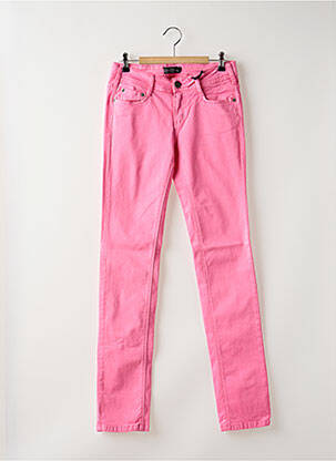 Pantalon slim talie joasă talie joasă roz CIMARRON femeie