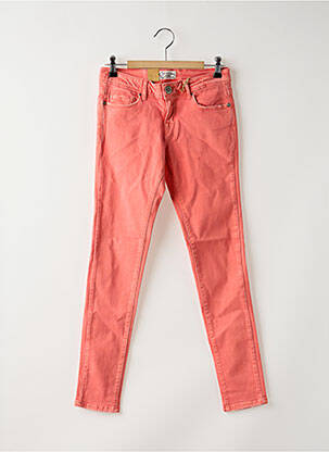 Blugi skinny elasticitate talie joasă roz CIMARRON femeie