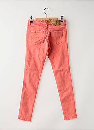 Blugi skinny elasticitate talie joasă roz CIMARRON femeie