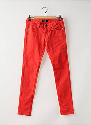 Pantalon slim talie joasă talie joasă roșu CIMARRON femeie
